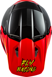 FLY RACING YOUTH KINETIC SURGE HELMET BLACK/RED/YELLOW YS - Image 3