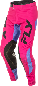 FLY RACING EVOLUTION  DST  PANTS PINK/LAVENDER/BLACK SZ 38 - Image 4