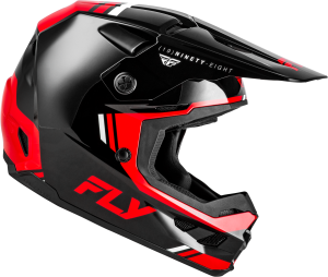 FLY RACING KINETIC VERDICT HELMET BLACK/RED/WHITE SM - Image 4