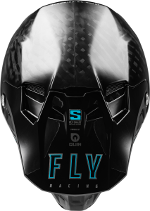 FLY RACING YOUTH FORMULA S CARBON HELMET BLACK YL-S1A - Image 3