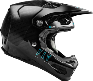 FLY RACING YOUTH FORMULA S CARBON HELMET BLACK YL-S1A - Image 4