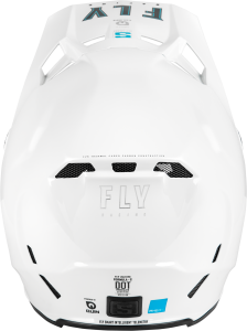 FLY RACING YOUTH FORMULA S CARBON SOLID HELMET WHITE YL - Image 2