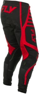 FLY RACING YOUTH LITE PANTS BLACK/RED SZ 26 - Image 3