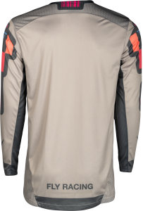 FLY RACING LITE VICE JERSEY LIGHT GREY/PINK/CORAL LG - Image 2