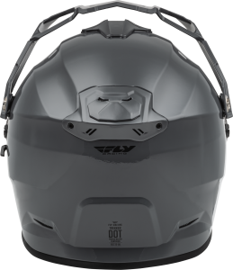 FLY RACING TREKKER SOLID HELMET GREY MD - Image 2