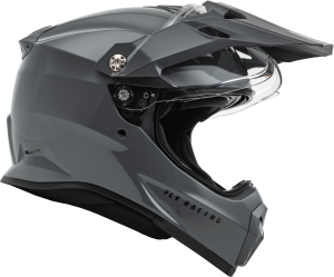FLY RACING TREKKER SOLID HELMET GREY MD - Image 5