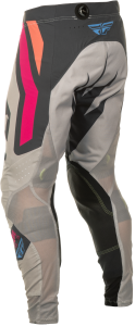 FLY RACING LITE VICE PANTS LIGHT GREY/PINK/CORAL SZ 28 - Image 2