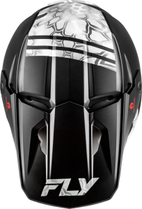 FLY RACING KINETIC VERDICT KRYPTEK HELMET BLACK/GREY MD - Image 3