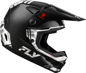 FLY RACING KINETIC VERDICT KRYPTEK HELMET BLACK/GREY MD - Image 4