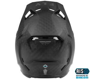 FLY RACING FORMULA CARBON SOLID HELMET MATTE BLACK CARBON XS - Image 2