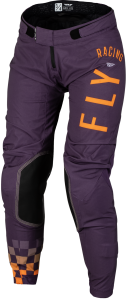 FLY RACING WOMEN'S LITE PANTS DEEP PUR/WHT/N CORAL SZ 11/12 - Image 4