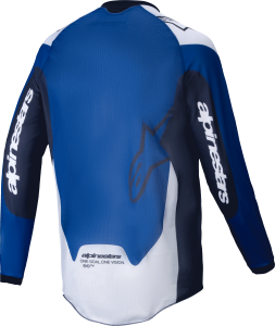 ALPINESTARS PRO-DURA JERSEY NAVY/BRIGHT BLUE/WHITE MD - Image 2