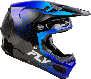 FLY RACING FORMULA S CARBON PROTOCOL HLMT BLACK CARBON/BLUE XL - Image 4
