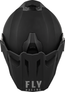 FLY RACING TREKKER CW SOLID HELMET ELEC SHLD MATTE BLACK LG - Image 3