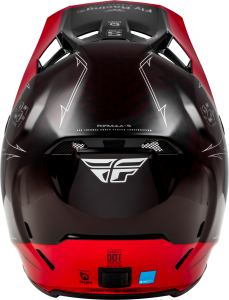 FLY RACING FORMULA S CARBON LEGACY HELMET RED CARBON/BLACK SM - Image 2