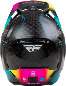 FLY RACING FORMULA S CARBON LEGACY HELMET BLACK/ELECTRIC BLU/FUSCHIA XL - Image 2