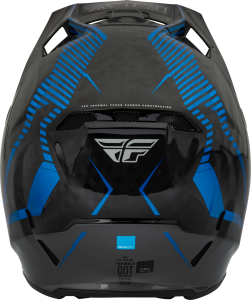 FLY RACING FORMULA CARBON TRACER HELMET BLUE/BLACK XS - Image 2