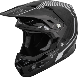 FLY RACING FORMULA CARBON TRACER HELMET SILVER/BLACK XS