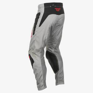 FLY RACING KINETIC SYM PANTS CA/NY LIGHT GREY/RED/BLACK SZ 28 - Image 2