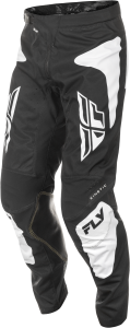 FLY RACING KINETIC SYM PANTS BLACK/WHITE SZ 28 - Image 4