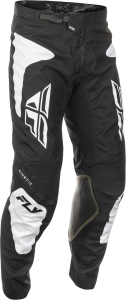 FLY RACING KINETIC SYM PANTS BLACK/WHITE SZ 34