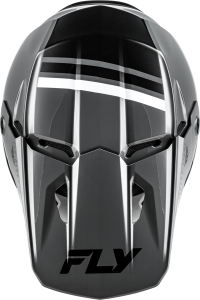 FLY RACING KINETIC VERDICT HELMET GREY/BLACK/WHITE XS - Image 3