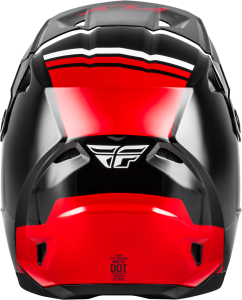 FLY RACING KINETIC VERDICT HELMET BLACK/RED/WHITE LG - Image 2
