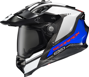 SCORPION EXO XT9000 CARBON FULL-FACE HELMET TRAILHEAD WHITE XL