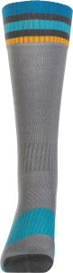 FLY RACING MX SOCKS THIN GREY LG/XL - Image 2
