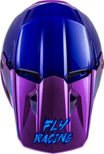 FLY RACING YOUTH KINETIC SURGE HELMET PINK/PURPLE/TEAL YL - Image 7