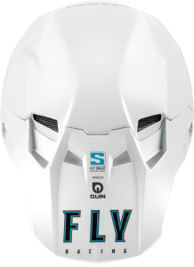 FLY RACING YOUTH FORMULA S CARBON SOLID HELMET WHITE YL - Image 7