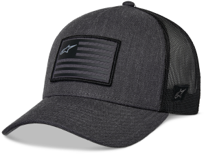 ALPINESTARS FLAG SNAPBACK HAT CHARCOAL HEATHER/BLACK