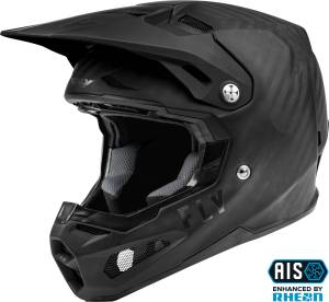 FLY RACING FORMULA CARBON SOLID HELMET MATTE BLACK CARBON XS - Image 5