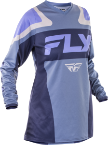 FLY RACING WOMEN'S F-16 JERSEY STONE/LAVENDER 2X - Image 3