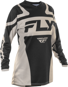 FLY RACING WOMEN'S F-16 JERSEY BLACK/WHITE XL - Image 3