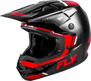 FLY RACING KINETIC VERDICT HELMET BLACK/RED/WHITE LG - Image 5