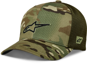 ALPINESTARS RECON CAMO TRUCKER HAT GREEN CAMO - Image 2