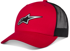 ALPINESTARS REFLECT AGELESS TRUCKER HAT RED/BLACK