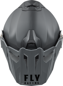 FLY RACING TREKKER CW SOLID HELMET DUAL SHLD GREY XS - Image 7