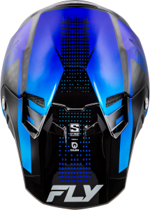 FLY RACING FORMULA S CARBON PROTOCOL HLMT BLACK CARBON/BLUE SM - Image 7
