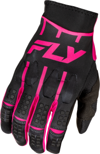 FLY RACING EVOLUTION  DST GLOVES BLACK/PINK 3X - Image 3