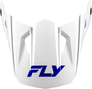 FLY RACING KINETIC VERDICT HELMET VISOR WHITE/BLUE/GREY MD/LG - Image 2