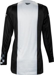 FLY RACING WOMEN'S LITE JERSEY BLACK/LIGHT GREY 2X - Image 6