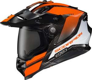SCORPION EXO XT9000 CARBON FULL-FACE HELMET TRAILHEAD ORANGE MD - Image 6