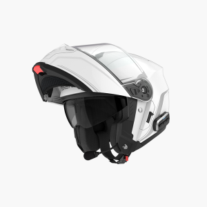 SENA OUTRUSH 2 FLIP UP HELMET W/MESH GLOSSY WHITE LG - Image 4