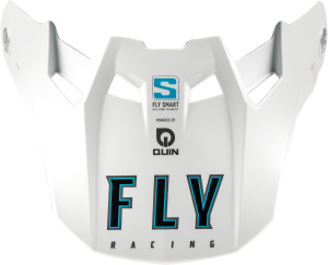 FLY RACING FORMULA S CARBON SOLID VISOR WHITE YL/SM - Image 6