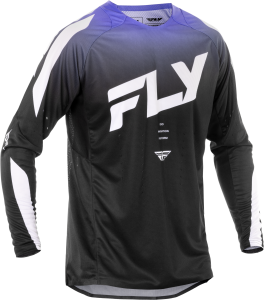 FLY RACING EVOLUTION  DST JERSEY BLACK/WHITE/PURPLE LG - Image 9