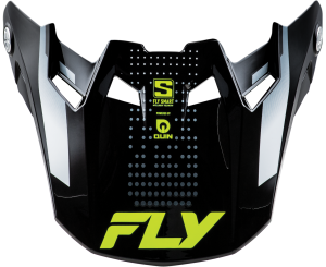 FLY RACING FORMULA S CARBN PROTOCOL VISOR BLACK CARBON/GREY/HI-VIS XL/2X - Image 11