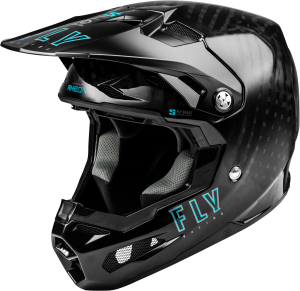 FLY RACING YOUTH FORMULA S CARBON HELMET BLACK YL-S1A - Image 13