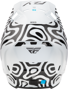 FLY RACING FORMULA S CARBON ABYSS HELMET WHITE/BLACK SM - Image 26